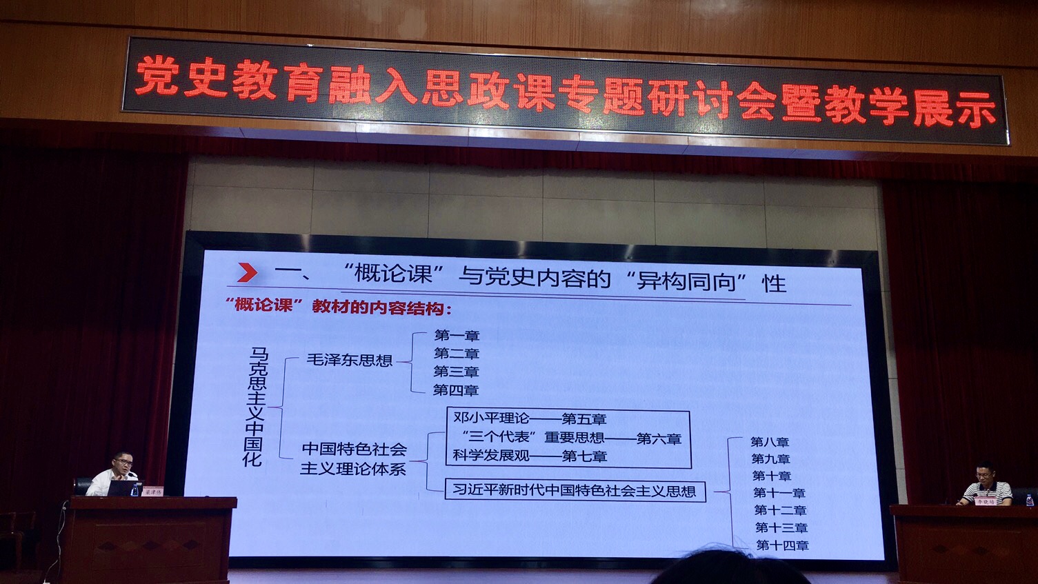 教師參加“黨史教育融入思政課專題研讨會暨教學展示”活動